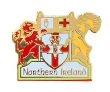 Northern Ireland Crest Quality Enamel Lapel Pin Badge T963