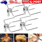 <!--F#f_0-->2Pcs 4 Prongs Barbecue Forks Stainless Steel Outdoor Rotisserie Meat BBQ Supply<!--F/-->