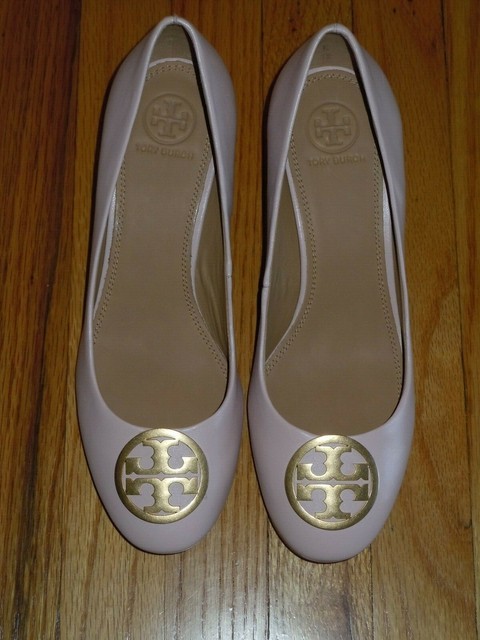 tory burch gold heels
