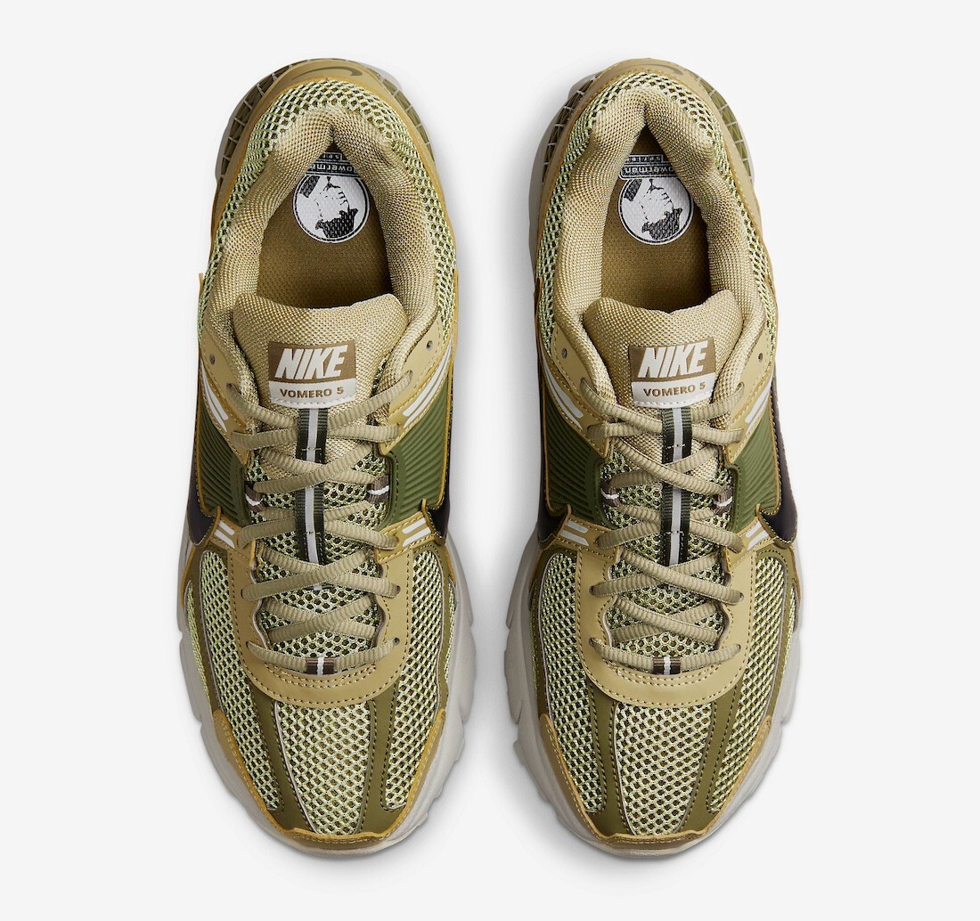NIKE ZOOM VOMERO 5 NEUTRAL OLIVE 11.5M Nike Air Zoom Vomero 5 Neutral Olive – Sports Connection main image 2