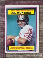 1983 Topps Football Cards Complete Your Set - #'s 1 - 199 YOU PICK