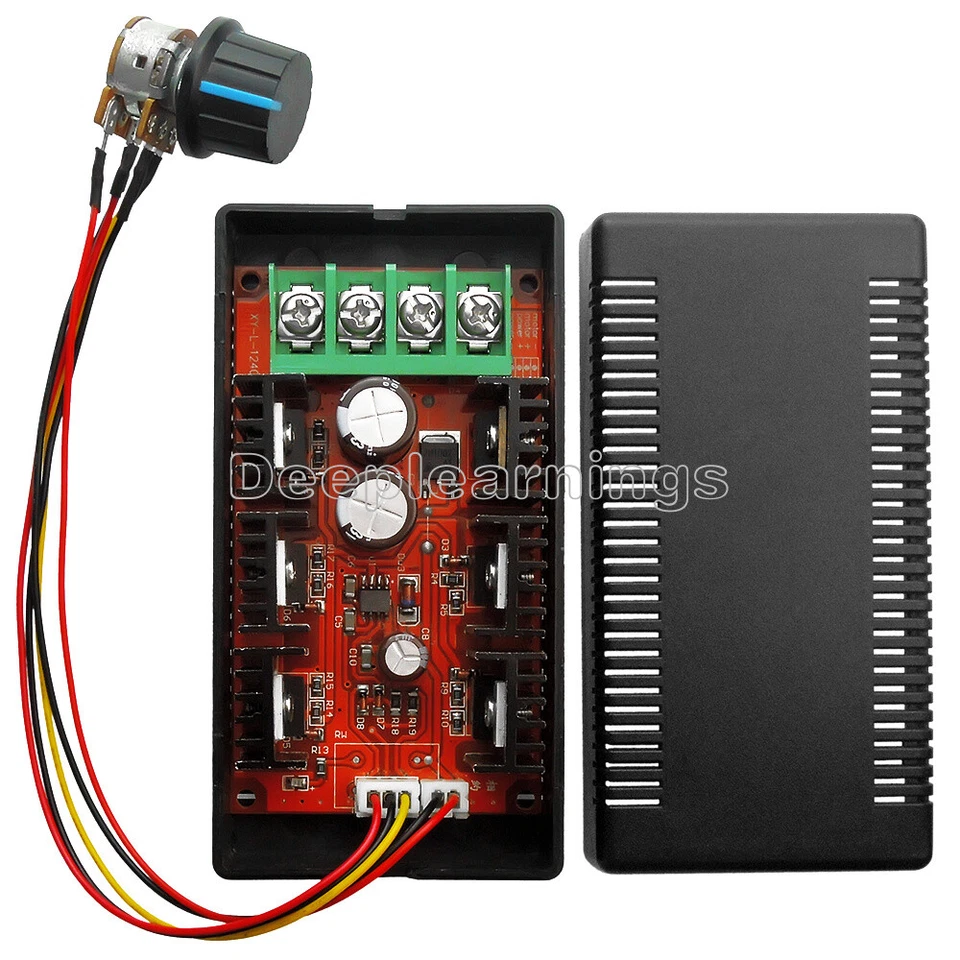 9-50V 40A DC Motordrehzahlregelung PWM HHO RC Controller 12V 24V 36V 2000W - Bild 3 von 4