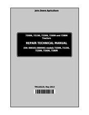 Paper John Deere 7200r 7215r 7230r Tractor Repair Technical Service Manual