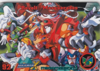 No.92 Megaman X Mega Mission ［RockmanX］ Carddass Selection Box