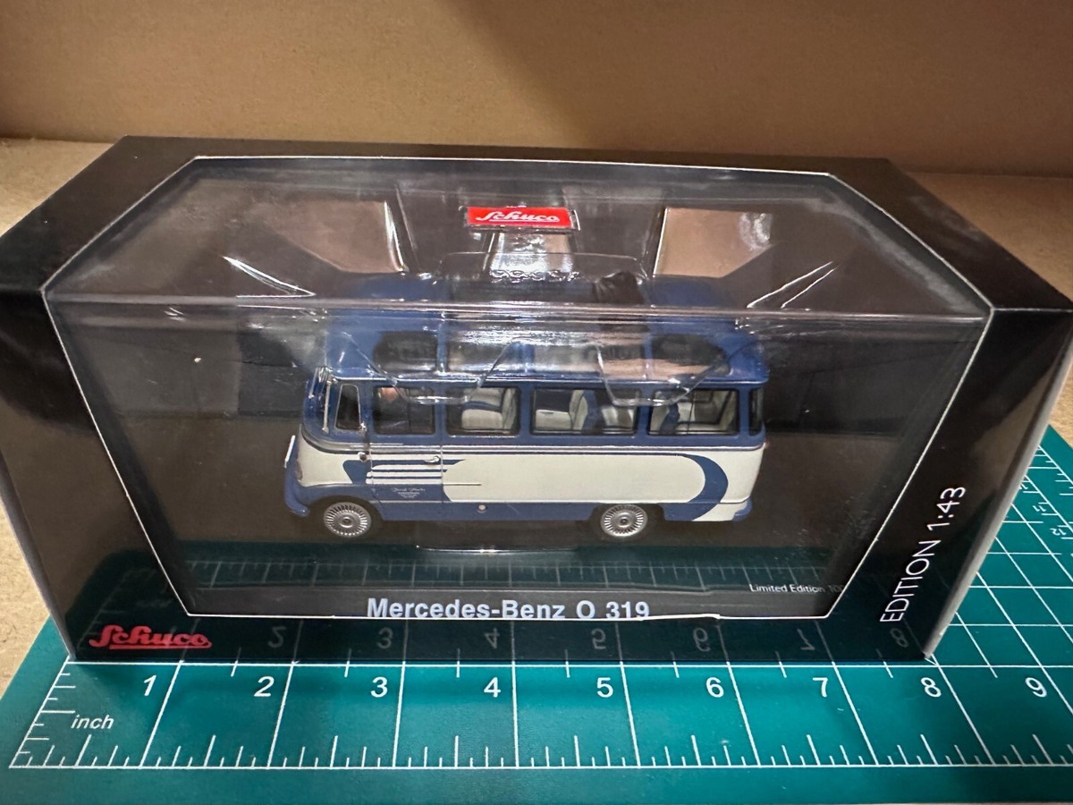シュコー メルセデス ベンツ O 319 バス ブルー 1/43 1960年メルセデス