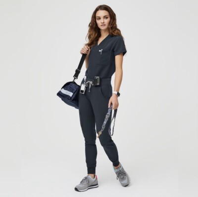 NWT FIGS XXS Regular Zamora Jogger Scrub Pants Dark Harbor | eBay