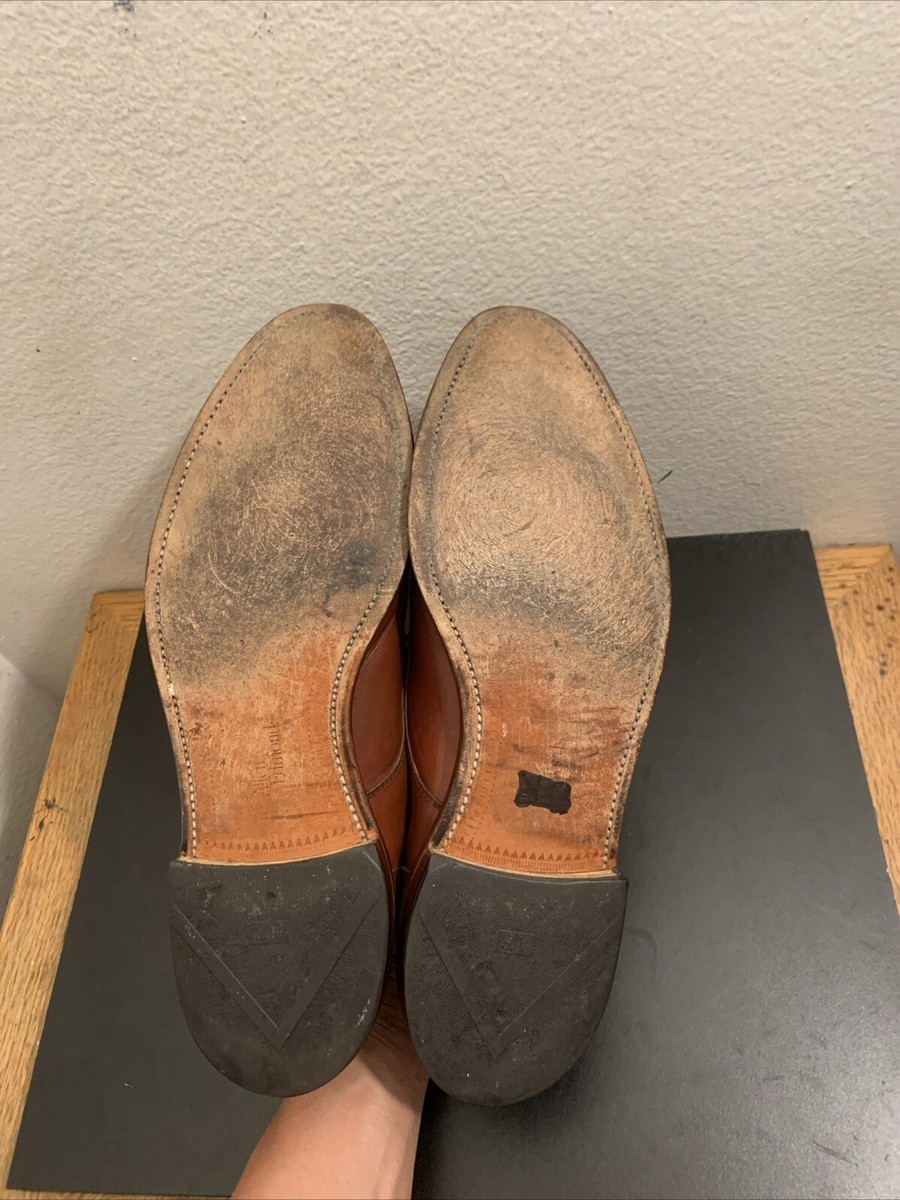 Allen Edmonds Redding Brown Captoe Dress Shoes Leather Mens