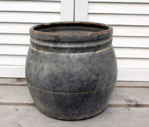 Nostalgie Zink Pflanztopf Pflanzgefäß Schale Blumentopf Gartendeko Shabby - Bild 3 von 4