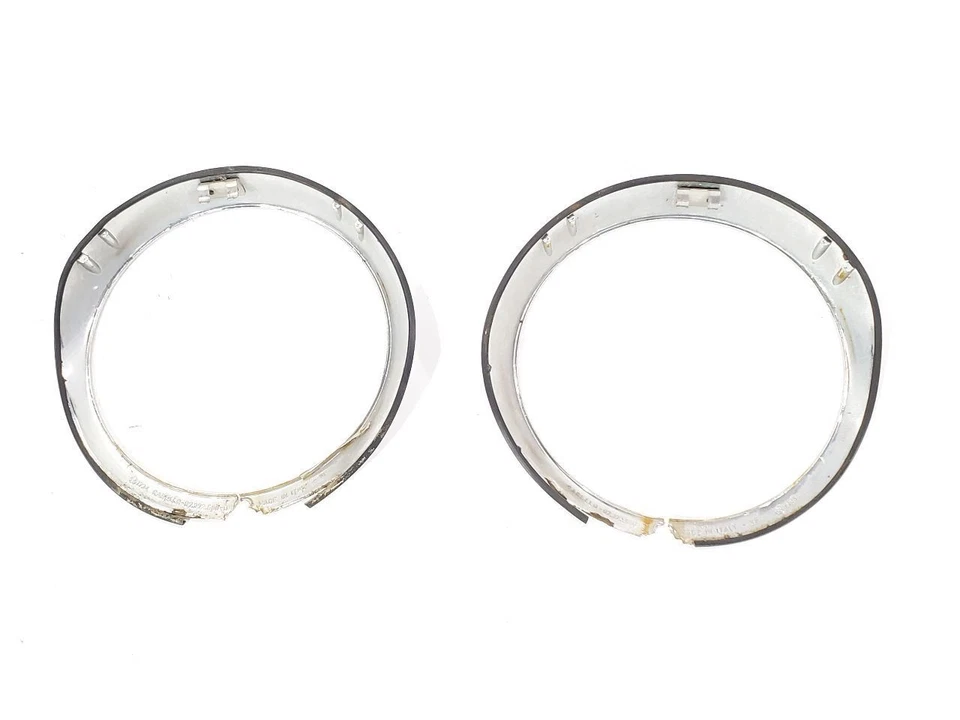 91 93 Alfa Romeo Spider Veloce OEM Pair Of Headlights With Chrome Rings Buckets  - Image 4 of 4