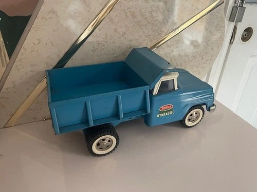 Tonka Pressed Steel 1960's Dump blue Truck, Nice Original, good condition