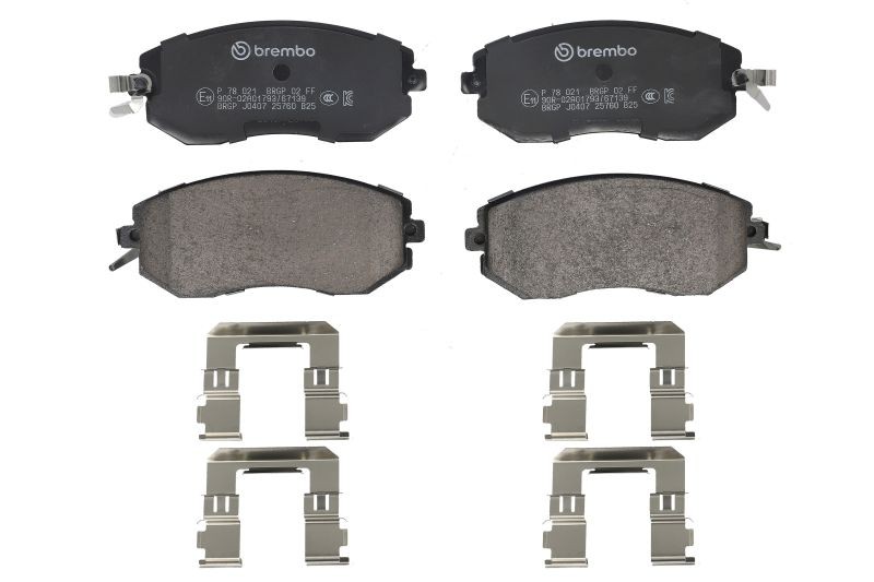 Brembo Prime Brake Pad Set P78021 Front Axle - High Quality - Free Shipping - Image 32