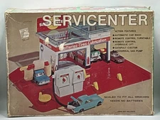 Vintage Child Guidance Car Servicenter Auto Service Toy Garage 7200 w/ Box