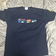 Vintage Jeff Gordon Nascar DuPont Automotive finishes racing Shirt Size Large