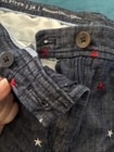 NWOT Talbots Womens Sz14 Relaxd Chino Denim Shorts July 4th Stars Patriotic USA — photo 8