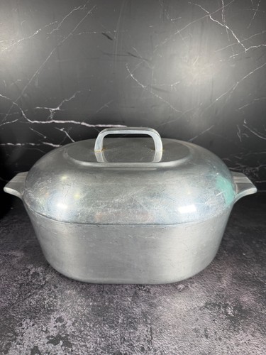 Vtg. Wagner Ware Magnalite Aluminum Casserole Dish 4265-P Roaster Collectible