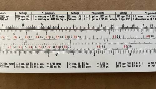 Vintage ACU-MATH Model #900 Professional Mannheim Trig Slide Rule w/ Case #30 - Picture 9 of 12