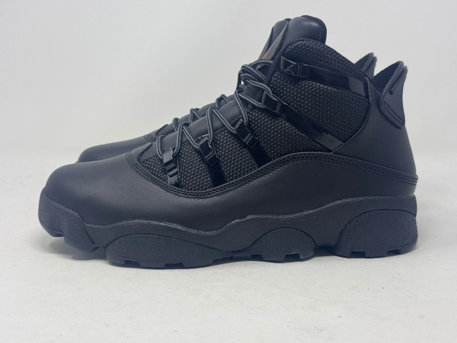 Nike Air Jordan Winterized 6 Rings 'Triple Black' FV3826-001 Men's Boot Shoes