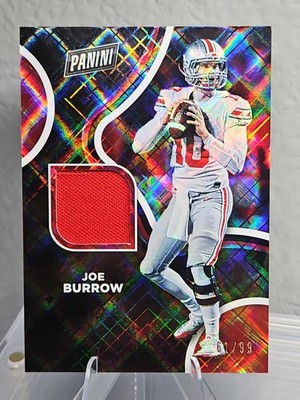 2020 Panini Player of the Day Joe Burrow #JB RC /99 Buckeyes