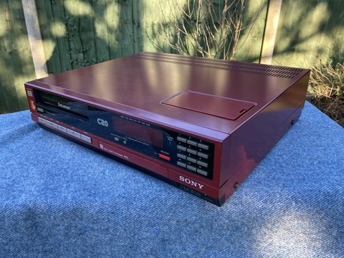 Sony Betamax Video Recorder SL-C20UB - in RED!