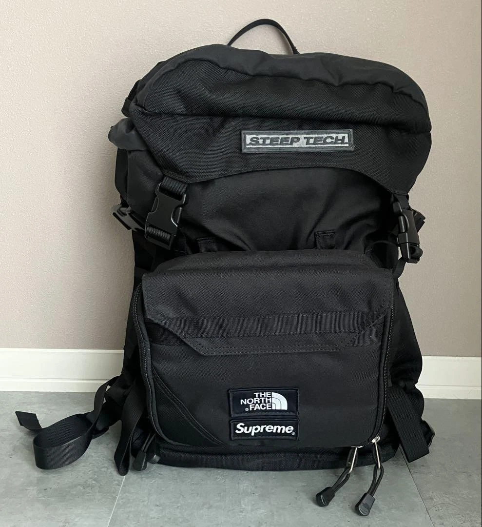 Sac à dos Supreme North Face 16S authentique logo sac occasion