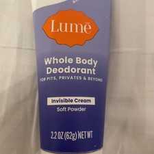 Lume Whole Body Deodorant Invisible Cream, 72-Hour