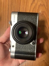 Fujifilm X-A20 Silver Mirrorless Camera with 35mm F1.6 Manual Focus Lens English