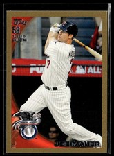 2010 Topps Gold Joe Mauer 0144/2010 Minnesota Twins #US-320