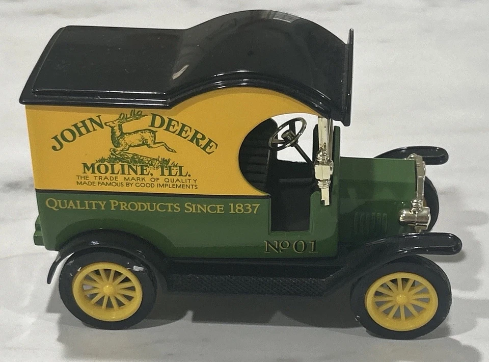 John Deere Diecast 1912 Ford Model T Delivery Car Collectible Gift - Image 3 of 4