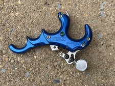 STAN Shootoff Thumb Trigger Compound Bow Release Aid Ambidextrous Blue/Black