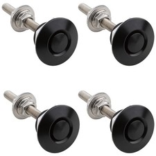 Pack of 4 Universal Aluminum Vehicle Hood Pins 1.25''