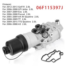 Engine Oil Cooler Oil Filter Assembly Für VW Jetta GTI Passat Eos 2.0L 2006-2008