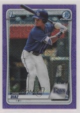 2020 Bowman Chrome Prospects Mega Box Purple Mojo Refractor /250 Jhon Diaz 0q3