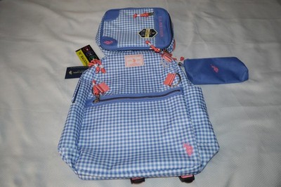 U.S. POLO ASSN. ~ 16'' STRIPED BACKPACK WITH INSULATED LUNCH BAG ~ NEW WITH TAGS