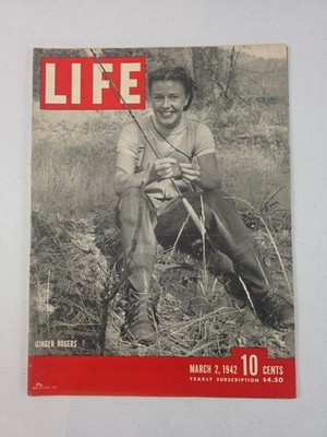 1942 March 2nd LIFE Magazine Ginger Rodgers