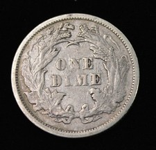 Love Token- Seated Liberty Dime 10c US 90% Silver Type Coin