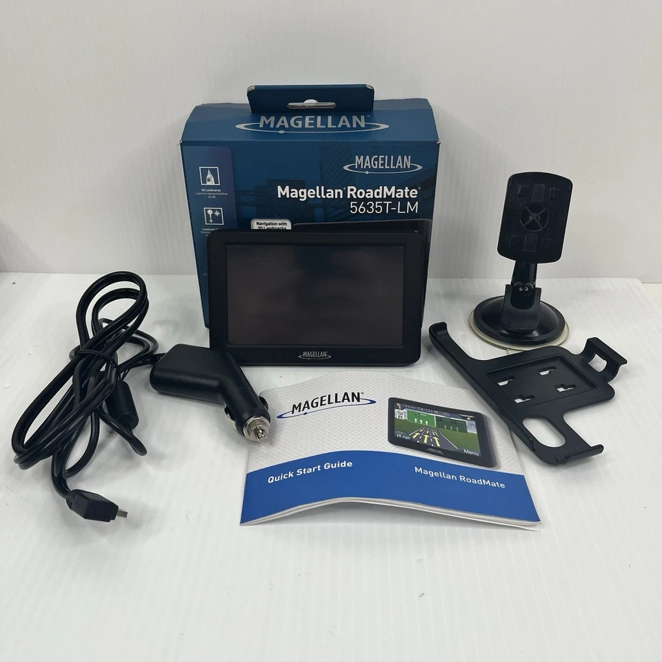 Magellan RoadMate 5635T-LM 5-inch GPS Navigator With Mount Bundle - Image 2 of 4