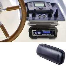 Marine Stereo Radio Waterproof Cover Generic Accessories Sturdy 9x4inch Flip up
