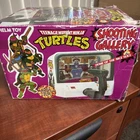 Vintage 1988 Helm Toy Teenage Mutant Ninja Turtles Shooting Gallery RARE w/ box