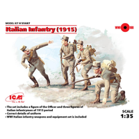 Italian Infantry 1915 4 Figures Kit 1:35 Icm Kit Figure Militari -D- Neues Model