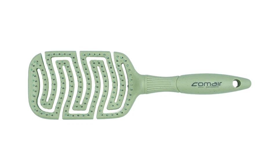 Comair Flex T L Vert Flexible Wellenbürste Nylonstifte Avec Loupe - Photo 1/1