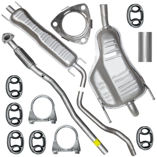 Auspuffanlage SchalldäMpferset Auspuff FüR Opel Zafira B 05-14 1.8 Montagesatz-image