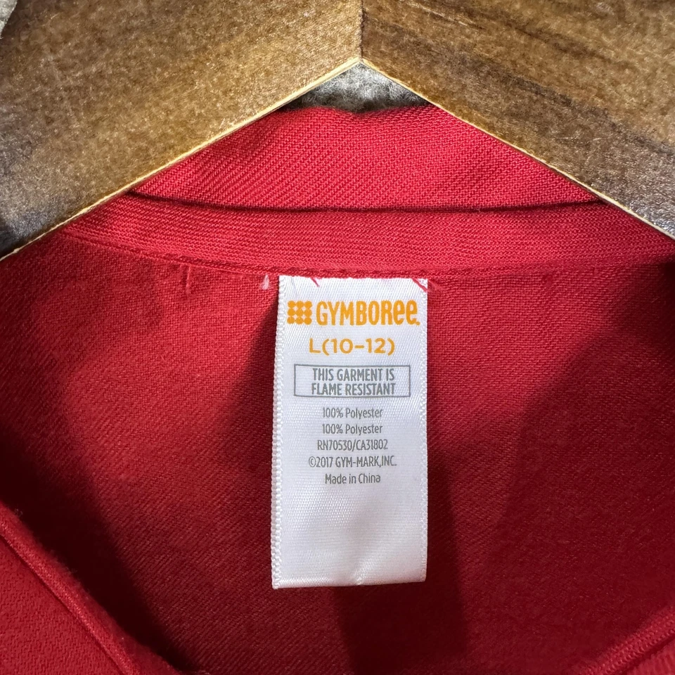 De Colección Camisón Gymboree Niñas Grande 10-12 Rojo Pan de Jengibre Bordado Navidad Foto 4 de 4