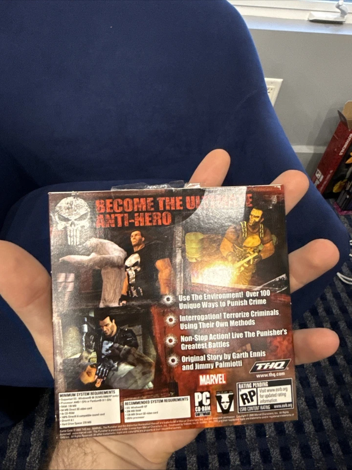 Punisher THQ Demo Disc 2005- PC CD-ROM. RARE COLLECTIBLE RATING PENDING ONLY ONE - Image 2 of 2