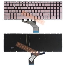US Pink With Backlit Keyboard for HP Pavilion 15-CN 15-CP 15-CS 15-CW 15-CR