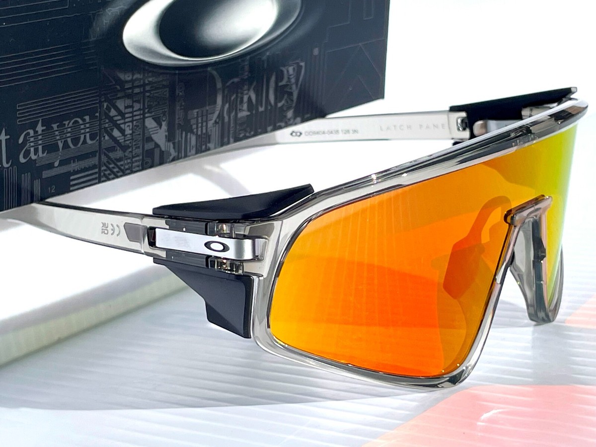 NEW Oakley LATCH PANEL Grey Ink w PRIZM Ruby Lens Sunglass 9404-04