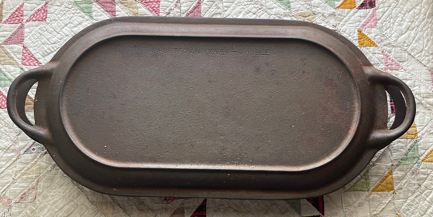 VINTAGE CAST IRON SPORTSMAN COVER GRIDDLE eBay