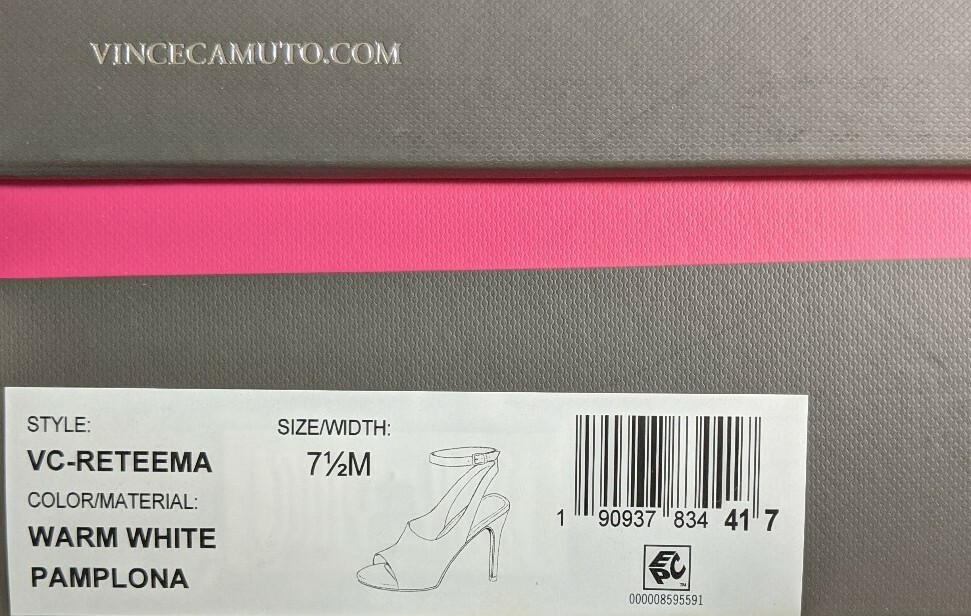 R専用ページ Vince Camuto Reteema Heeled Sandal, Warm White, Women's 7.5 M | eBay