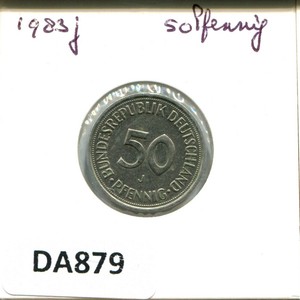 50 Pfennig 19 J Brd Alemania Da879ew Ebay