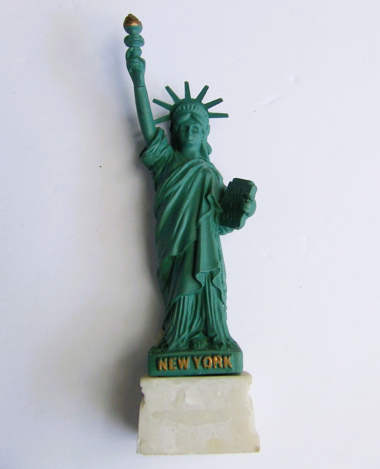 Vintage Statue of Liberty New York Resin Large 5" Souvenir Refrigerator