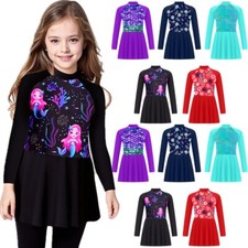 Kids Girls Swimsuit Class Dress Surfing Sunsuit Summer Dresses One-piece Beach